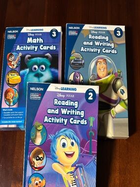 Disney Pixar Activity Cards Bundle | Grades 2-3 | Reading, Writing, Math